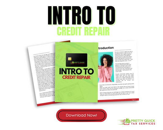 Intro to Credit Repair - Fully Editable in Canva W/MRR!